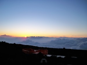 The view from atop Haleakala